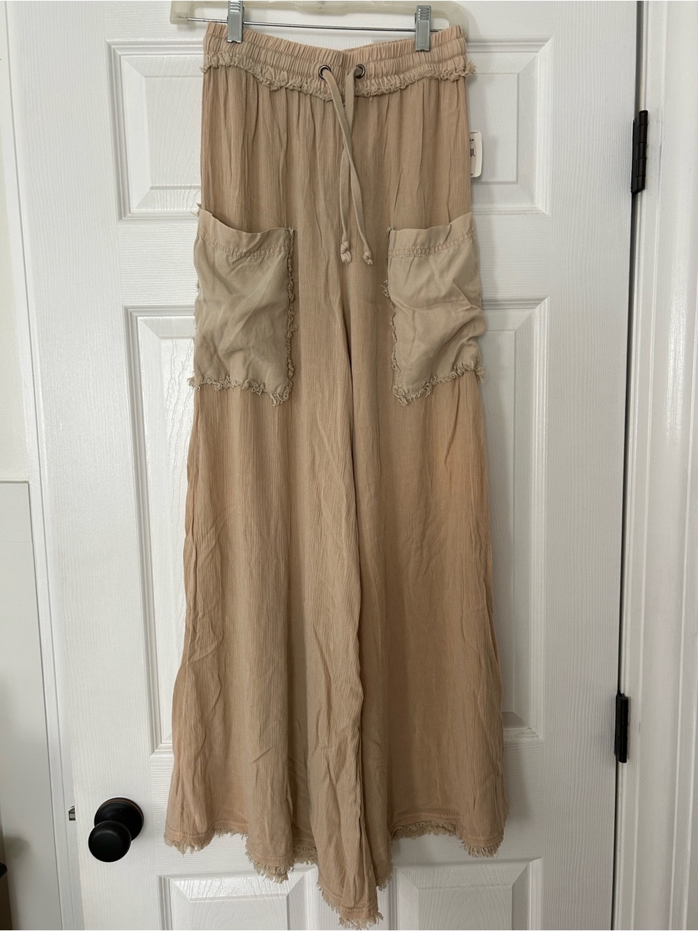 Free People Wide-Leg Pants Women’s Small – Whitesand NWT
